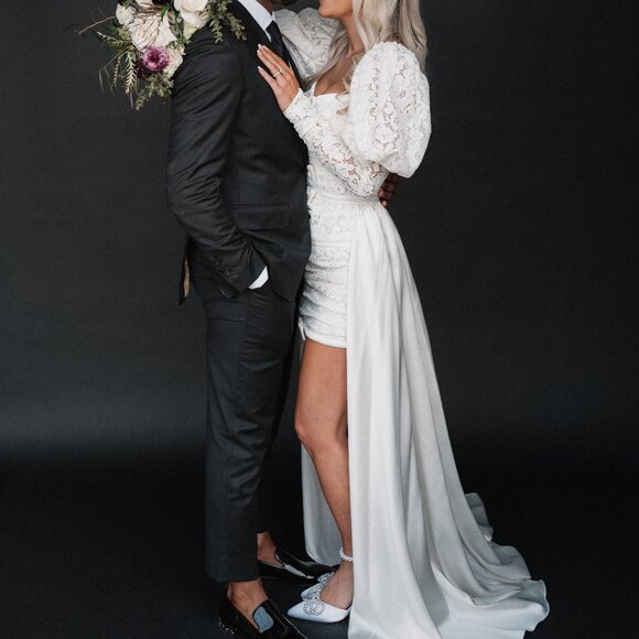 For Love and Lemons Colette Bridal Gown - Picture 2 of 3